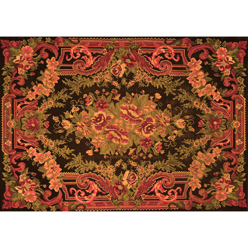 Humble Brag Floral Indoor Rug, Rectangle 2' x 3'