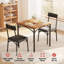 Dining Table Set For 2, Kitchen Table With 2 Upholstered Chairs, 3 Piece Square Dining Room Table Set