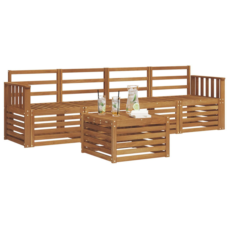 249cm Wide Patio Sectional Set