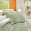 Ensemble de housse de couette Green Toufted Bedding Soft Botanical Palm Leaf-114499739