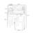 Makeup Vanity with Light mirror,4 drawers,1 chair