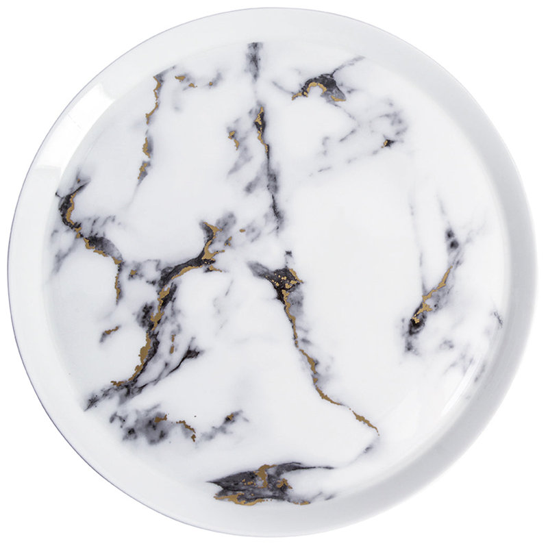 Marble Venice Fog Bone China Charger