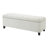 Ottoman Bench With Storage Boucle Surface, Rubber Wood Legs, 300 Lbs Capacity-846505846