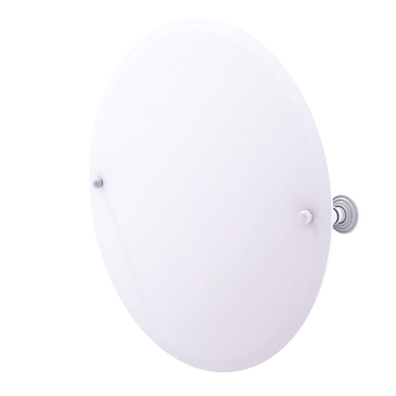 Beresford Flat Wall Mirror, Matte White