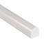 Calabria Frost 0.75 in. x 12 in. Polished Marble Pencil Liner Tile Trim