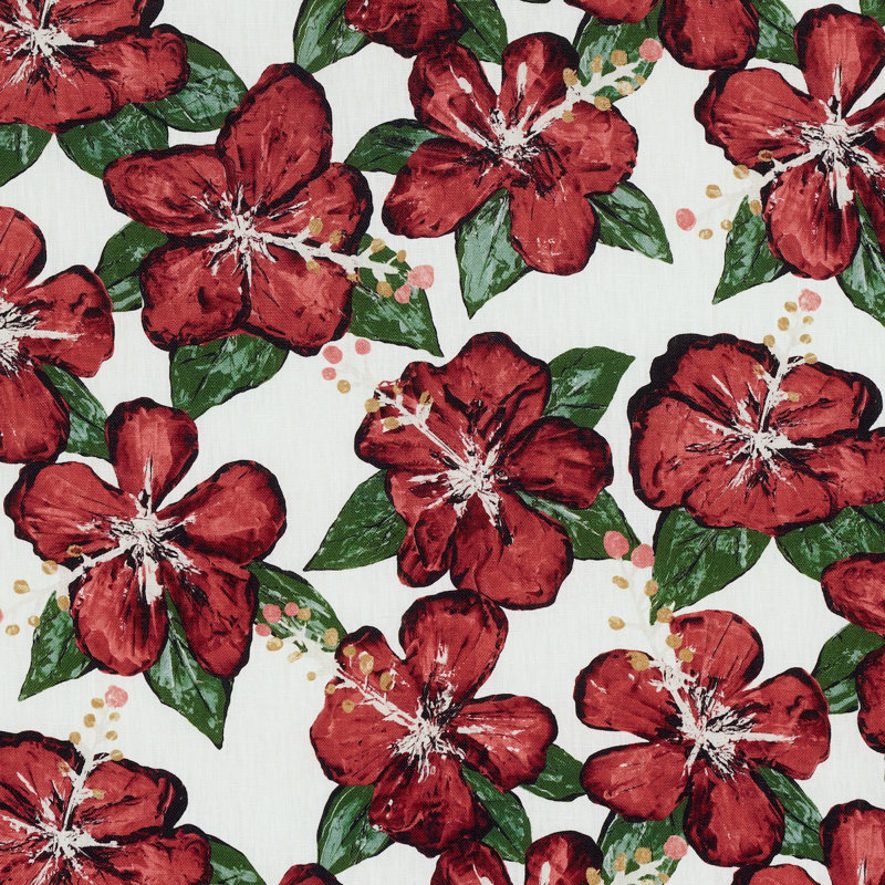 Tissu Schumacher x Victor Glemaud Fabienne, Rouge