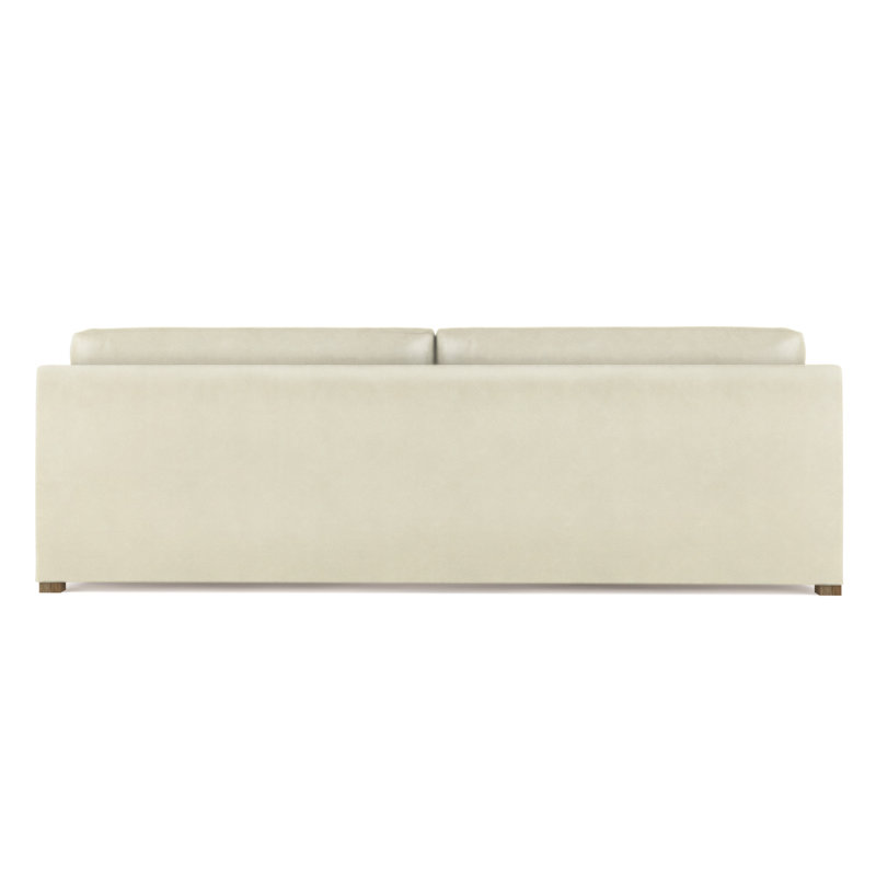 Madison Sofa, 33" H x 96" W x 38" D, Weathered, Vintage Leather Alabaster
