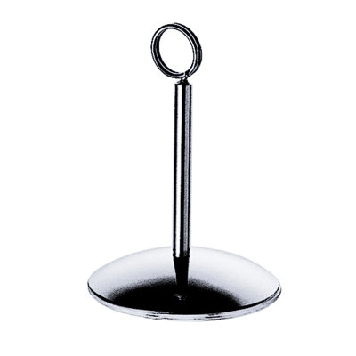Giotto Holder for Menu - 6 Pieces - Stainless Steel