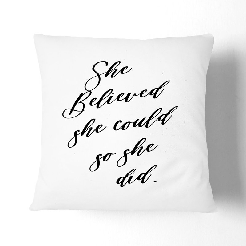 Square Cushion, 55cm H x 55cm W x 20cm D