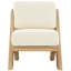 Chaise d'appoint rembourrée Hortense