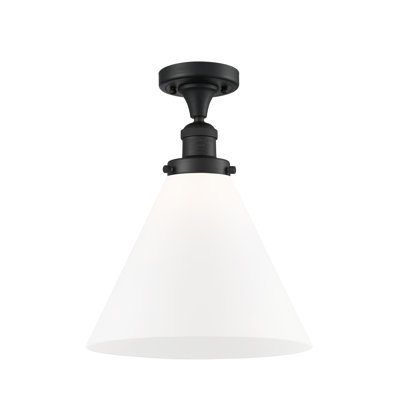 Plafonnier semi-encastré 1 lumière 12 po Chris