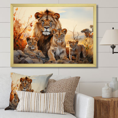 «African Shades Of Loins» sur toile