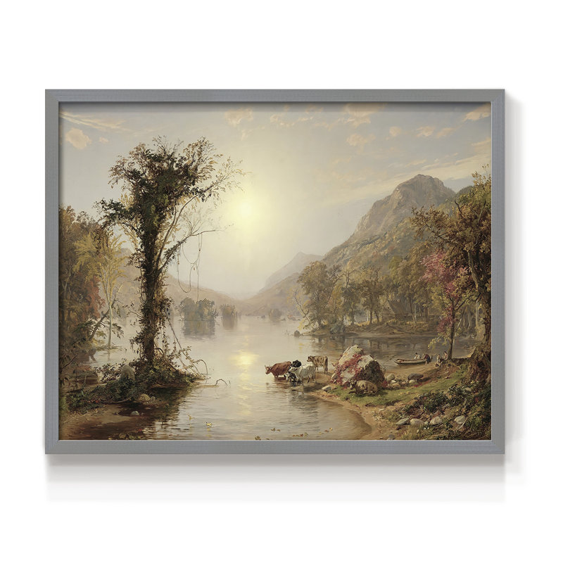 Paysages rétro-CLIV - reproduction encadrée