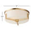 Rosolio Glass Flush Mount-1406933527