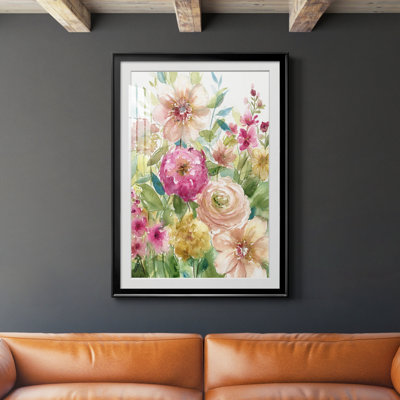 " Jardin De Fleurs " Painting Print