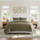 Oversized Cotton Sateen Channel Stitch Quilt Set - 3 Pieces King/Queen Bedding Comforter Set with Pillow Shams, All Season Lightweight Bedspread
