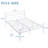Kempst 14 Inch Full Size Metal Platform Bed with Headboard and Footboard, Heavy Duty Mattress Foundation with Steel Slats Support, No Box Spring Needed, Under Bed Storage-932752099-828030360