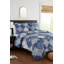 Ensemble de courtepointe florale réversible avec patchwork léger et taies décoratives-116167098