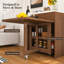 41-Inch Foldable Dining Table, Extendable Dining Table,2-4 People