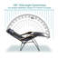 Chaises pliantes inclinables pour le jardin