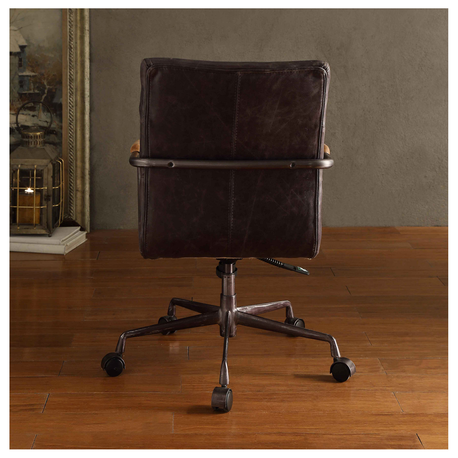 Springtown Swivel Office Chair, Slate