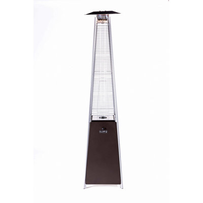Chauffe-terrasse en tube de quartz et moka