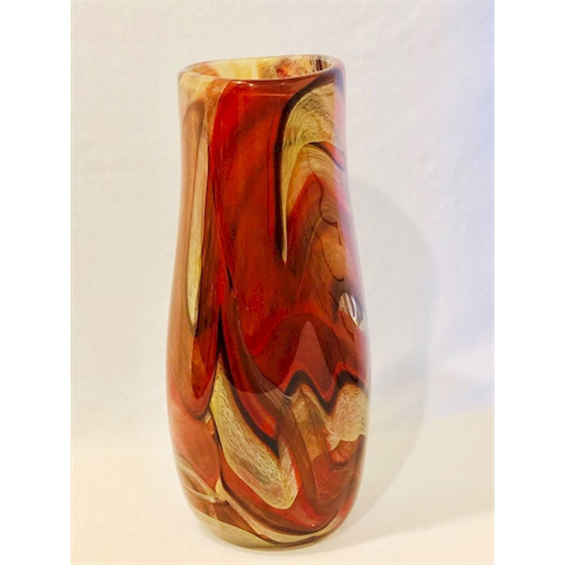 Klak Glass Table Vase, 7.25"W x 15.85"H x 7.25"D