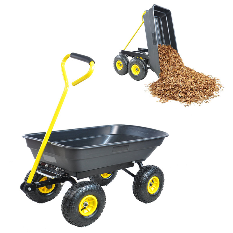 38.98'' H x 39.37'' W Utility Cart with Wheels