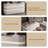 Rajni Expandable 51.18 '' - 90.55 '' Modern Makeup Vanity with Integrated Lighting, Multiple Storage Spaces (6-Drawers)-835830970