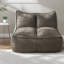 Canapés à compression, fauteuil à billes compact en lin et coton pour la maison