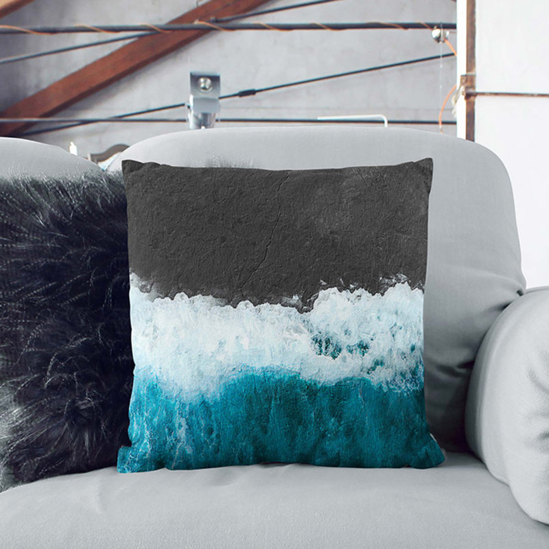 Square Cushion, 55 x 55 cm, Black