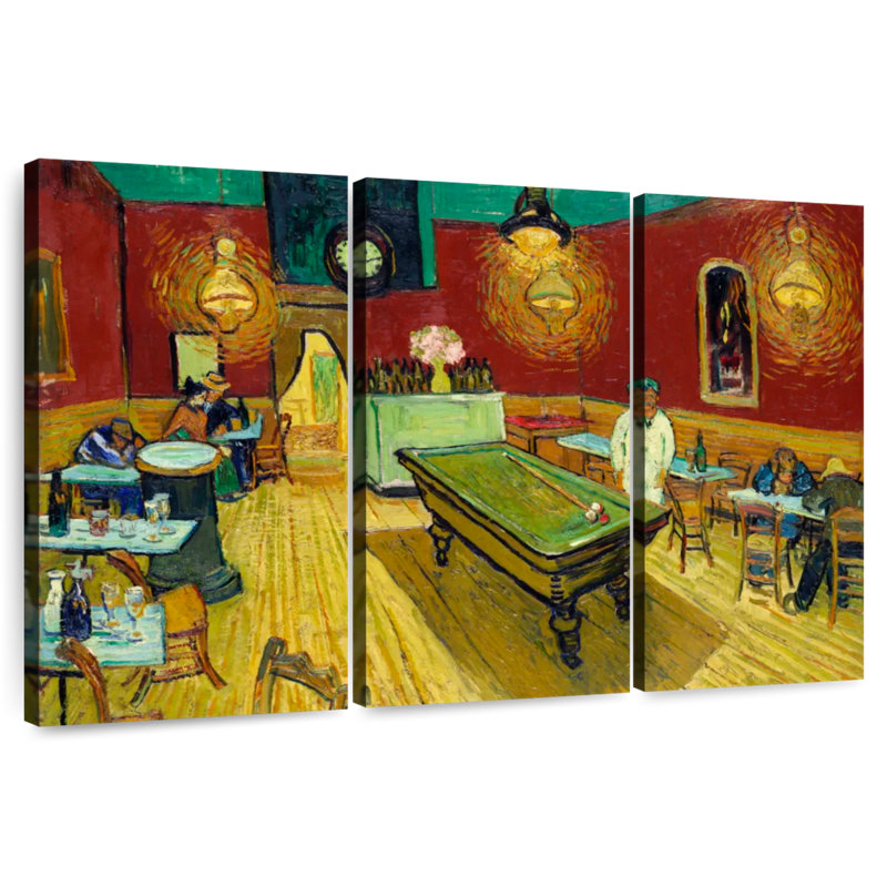 Senne The Night Cafe, 48" H x 74" W
