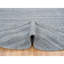 Tapis oriental rond en laine tissé à la main 8 pi x 8 pi gris Striae 317A241394064AA6ACA32D899ADEDB3E