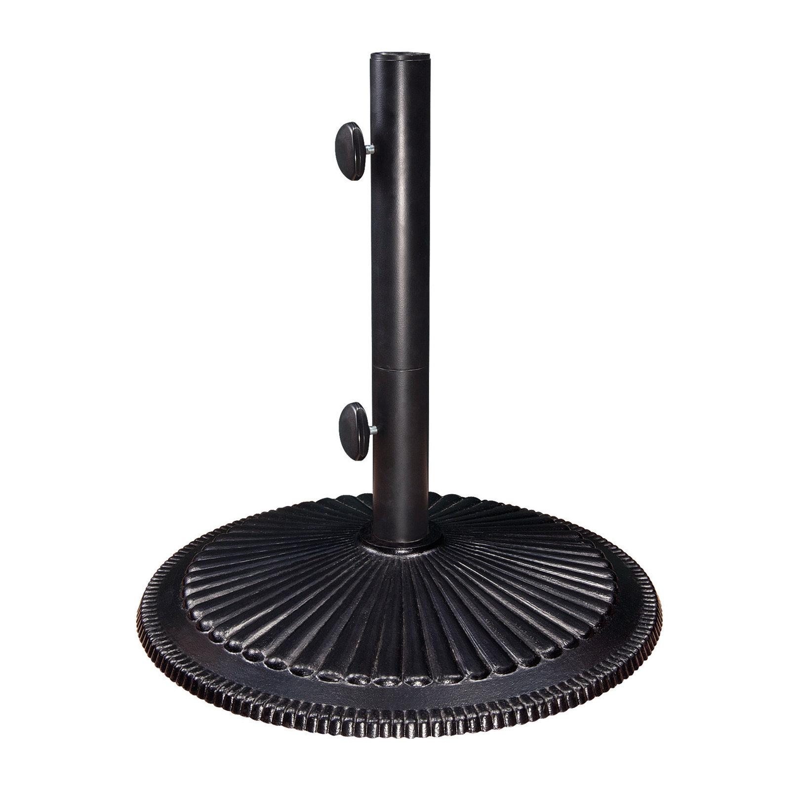 Tomeika Cast Iron Free Standing Umbrella Base, Anthracite
