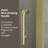 32-33.5 in.W x 72 in.H Bifold Frameless Glass Shower Door, Folding Frameless Shower Door-93706050