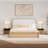 Baxtor King Curved Wood Bed With Boucle Upholstery-685511372-691121190