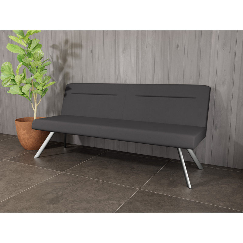 Pieds de canapé en acier Willow, Chrome, Noir Patriot Plus - nettoyez le vinyle avec un lin, No
