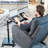 VIVO Black Laptop Cart with Extension Arm and Mouse Pad (CART-H10L)