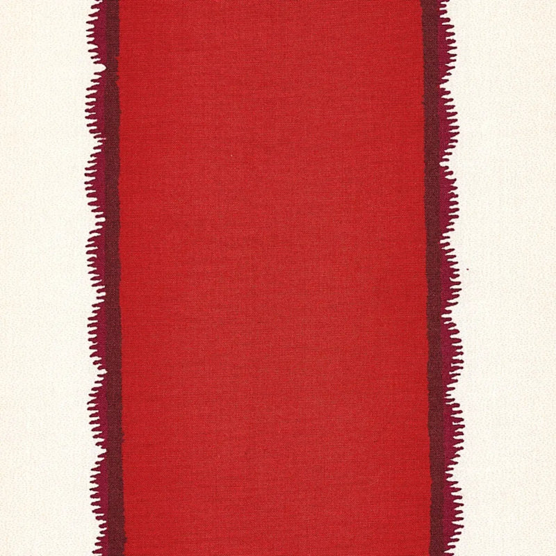 Tissu à rayures Servilia, Rouge