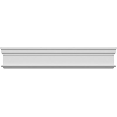 Endurathane Holmdel Crosshead, 151" Bottom Width x 152 1/2" Top Width x 4 5/8"H x 1 1/8"P, Factory Primed