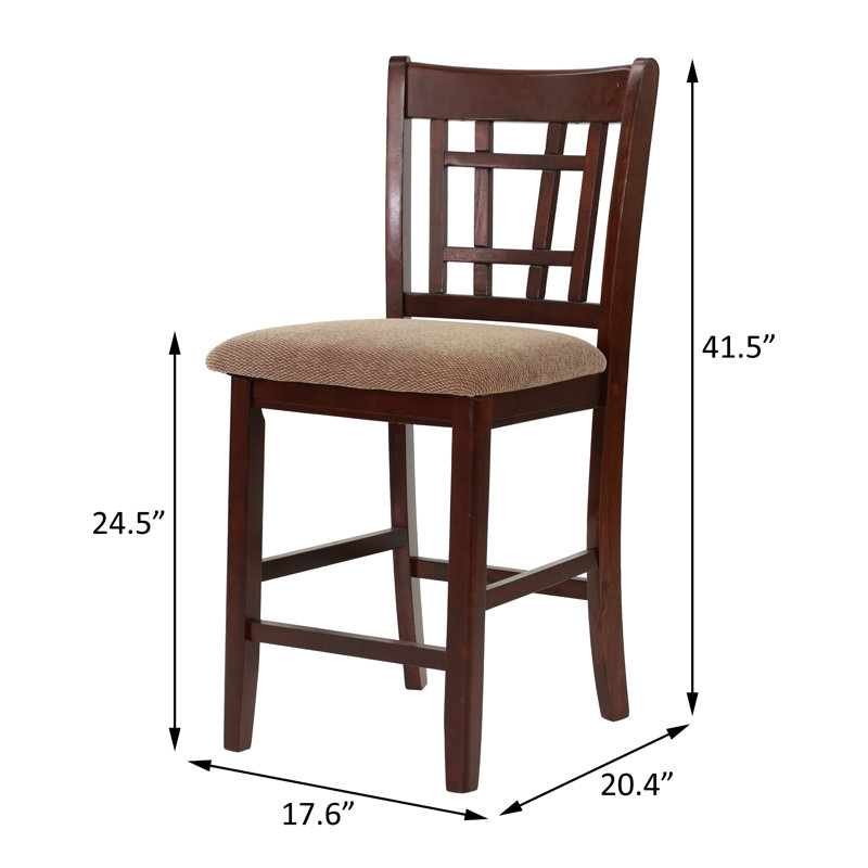 Chaise à hauteur de comptoir