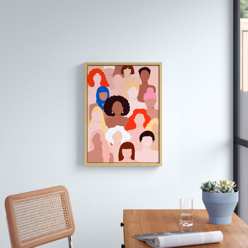Who Run The World by Maja Tomljanovic Framed Canvas Wall Art Print