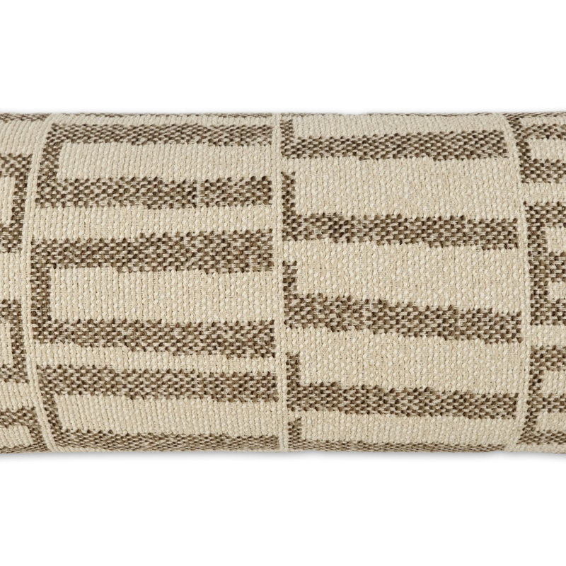 Sotis Throw Pillow, Bark, Rectangle 12"H x 24"W