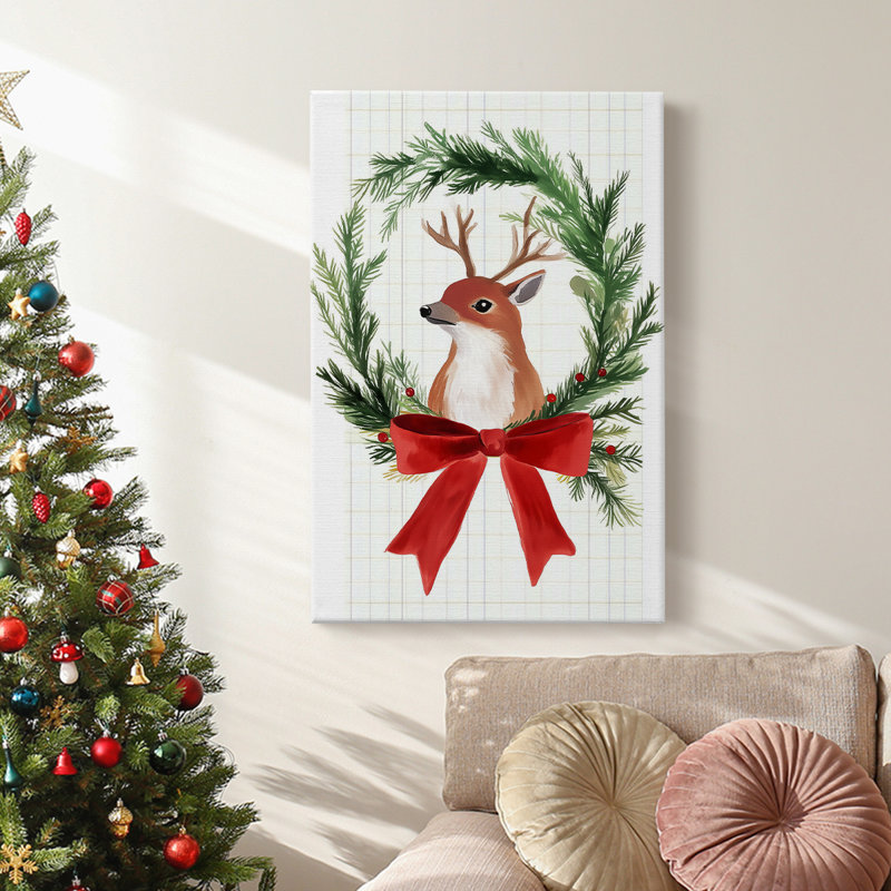 Art des Fêtes de Noël - Toile tendue avec châssis Lxxxix, H 36 po x l 24 po