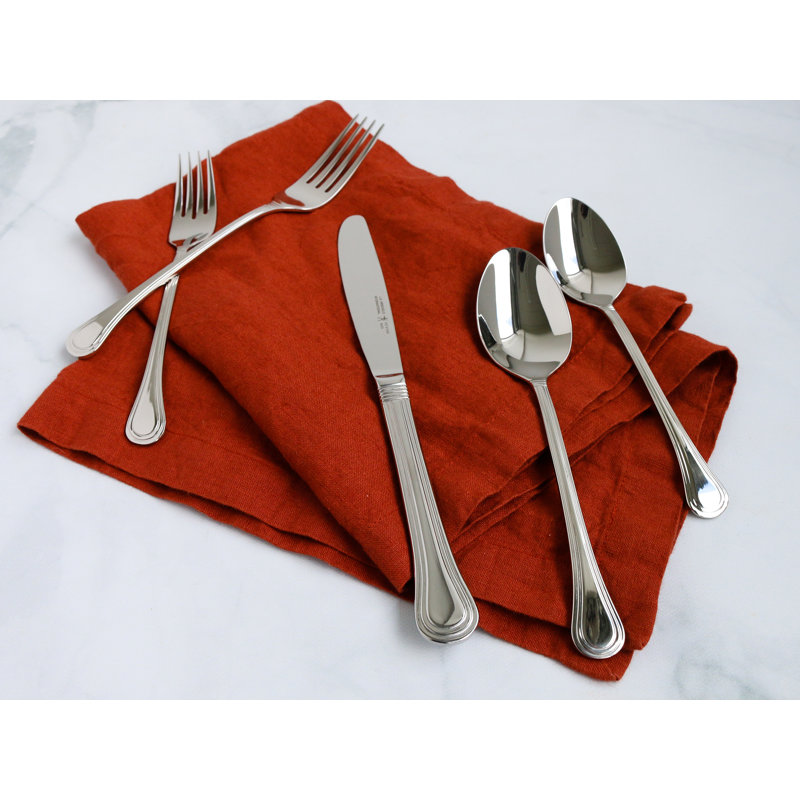 HENCKELS Astley 65-Piece 18/10 Stainless Steel Flatware Set