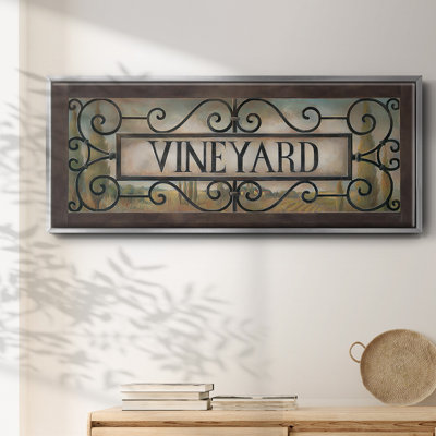 Vignoble - toile encadrée
