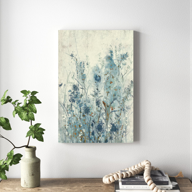 «Blue Spring II» par Timothy O 'Toole - peinture, H 30 po x l 20 po, Toile tendue, Non