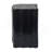 2-In-1 Irregular MGO End Table, Split Design, Small Space Friendly,Indoor Outdoor Use,Black Color-55043666
