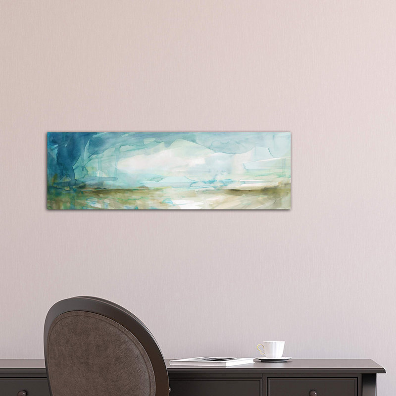 Spring Reflection I by Carol Robinson - Wrapped Canvas Panoramic Painting, 30.48 cm H x 91.44 cm W x 3.175 cm D