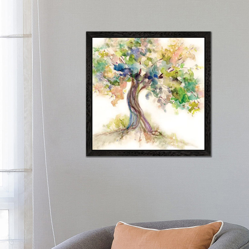 Tree Of Life by Carol Robinson - Painting on Canvas, Black Framed, 93.98 cm H x 93.98 cm W